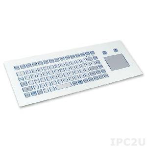 TKF-085a-TOUCH-MODUL-USB Panel Mount Industrial IP65 Keyboard, 85 Keys, TouchPad, USB