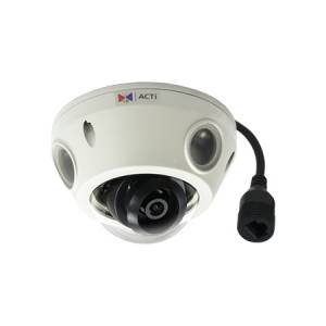 E933 2MP Video Analytics Outdoor Mini Dome with D/N, Adaptive IR, Extreme WDR, SLLS, Fixed lens, f2.55mm/F2.2 (HOV:112.7), H.264, 1080p/60fps, 2D+3D DNR, Audio, MicroSDHC, PoE, IP68, IK10, EN50155, Built-in Analytics