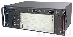 cPCIS-6400XA/N110/SDVD 6U CPCI 4U High Sub-system 5-slot,64-bit,RIO, SATA DVD-RW, ATX 400W,SATA Swap Rack with Non H.110 backplane cBP-6405R/N110