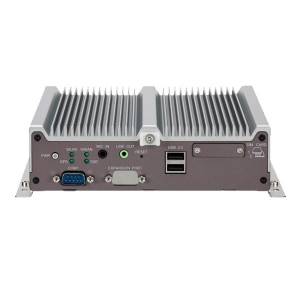 VTC-1021-BK Fanless In-Vehicle Computer,Intel Atom x5-E3940 1.8GHz, 4GB DDR3L,1x2.5&#039;&#039; SSD/mSATA,VGA+HDMI,2xGLAN & 2xPoE(option),2xRS-232,3x mini-PCIe,U-blox M8N GPSmodule,1xRS422/485,1xCAN2.0B,3xDI&DO,3x USB,12V/2A DC output