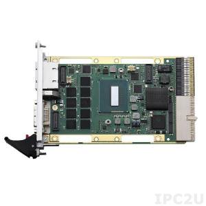 cPCI-3510G/4700E/M8 3U CompactPCI with Intel Core i7-4700EQ, 8GB DDR3L-1600 ECC Memory, DVI, 2xDisplayPort, 2xGB LAN, RJ-45 COM, 2xUSB 2.0, 1xUSB 3.0, CFast