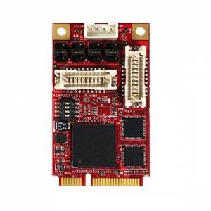 EMP2-X404-W1 Mini-PCI Express Expansion to 4 x RS232/422/485, Wide Temperature -40...+85 C