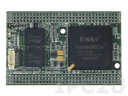 VDX-DIP-ISARD Vortex86DX SOC DIP-204 pins ISA Module, SoC CPU Vortex86DX- 800MHz, 256MB DDR2 onboard, 4MB SPI Flash Disk onboard, 5xRS232, 4xUSB, 1xLAN, IDE, ISA Bus, 2x 16bit GPIO, PWM, 70 x 45mm, DC-in +5V