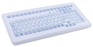 TKS-104c-KGEH-USB DeskTop Industrial Compact IP65 Keyboard, 104 Keys, USB Interface