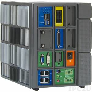 NISE-4000 (Sales last 1pc) Embedded Server, Support Intel 3rd Gen. Core-i3/i5, Intel QM77 Chipset, up to 8GB DDR3 RAM, VGA, DVI-I, 4xGb LAN, 2xUSB 3.0, 2xUSB 2.0, 2xCOM, 16xDI/16xDO, Audio, CFast Socket, 2x 2.5&quot; SATA HDD Bays, 2xMini-PCIe, 24V DC-In