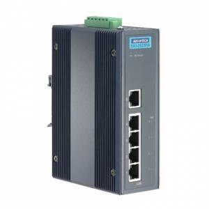 EKI-2525PA-AE 4FE PoE and 1FE Unmanaged Ethernet Switch, IEEE802.3af, 24/48VDC