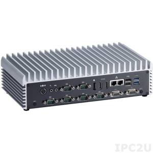 eBOX635-881-FL-4330TE-RC Embedded Server, Intel Core i3-4330TE, Intel H81 PCH, DDR3, 2xHDMI/VGA/DisplayPort, 2xGb LAN, USB 3.0, 1x2.5&quot; Drive Bay, CFast Slot, SIM Slot, 2xPCI Express Mini Card, Power adapter.