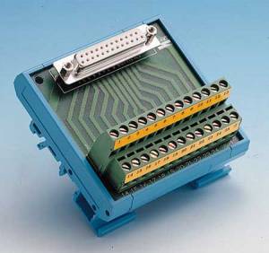 ADAM-3925-AE 25-pin Connector Termination Board, DIN Rail Mounting