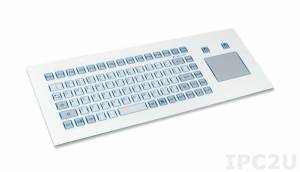 TKF-085b-TOUCH-MODUL-PS/2 Embedded Industrial Keyboard IP65, 85 Keys, TouchPad, PS/2 Interface