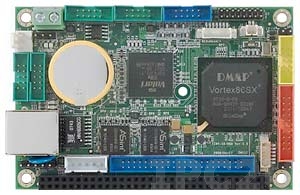 VSX-6114-V2 2.5&quot; Vortex86SX 300MHz SoC Tiny Board with 128MB DDR2 RAM, VGA, LVDS, LAN, 3xRS-232, 1xRS-232/485, 2xUSB, GPIO