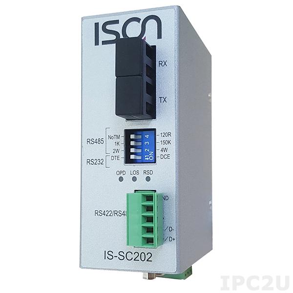 SC V2.3 Moxa IMC-101-S-SC-T - Ethernet to Single-Mode Fibre -40 to 75°C 