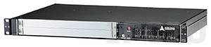 cPCIS-6130R/300W 19&quot; 1U Rackmount CompactPCI Chassis for 6U CPU Card, 2 slots 64-bit Backplane cBP-6402 Rear I/O, 300 W ATX PSU