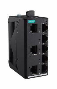 EDS-G2008-EL-T Industrial Smart Ethernet Switch with 8x10/100/1000 Base-T(X) Ports, 12/24/48 VDC, Operating Temperature -40...+75C