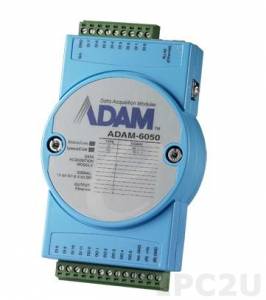 ADAM-6050-D Isolated 18-Channel Digital I/O Module, LAN