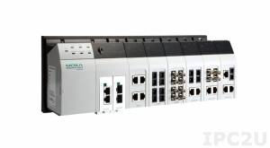 EDS-728-10G Modular Managed Ethernet Switch 10/100/1000 Mbps with 6+2 Expansion Slots, up to 4 Gigabit ports