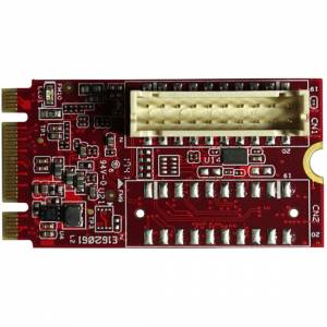EGPL-G102-W1 Mini-PCI Express Expansion, PCIe Bus (M.2), Gbit LAN, incl. 20pin Cable, Wide Temperature -40...+85