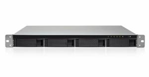 GRAND-AL-04A-RP 1U 4Bay front 3.5&quot; HDD or SSD support, rackmount storage server system (Barebone) with Intel Celeron J3455 1.5GHz, 250W redundant PSU, RoHS