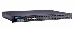 PT-7528-8SSC-16TX-4GSFP-WV-WV IEC 61850-3 Managed Rackmount Ethernet Switch with 8x 10/100BaseF(X) ports(SSC), 16x 10/100/BaseT(X), 4x 1000BaseSFP ports, for a total of up to 28 ports, 2x isolated power supply (18 ~ 72 VDC), -40 to 85C operating temperature