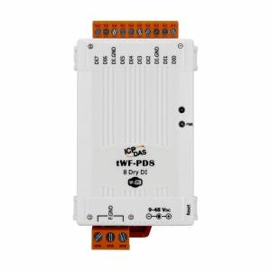 tWF-PD8 8-channel Isolated Dry Digital Input Module Wi-Fi 2.4G IEEE 802.11 b/g/n (RoHS) 0,063W